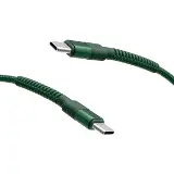 Mobilnet 2x Type-C 60W 2M 3A  0255 zelená