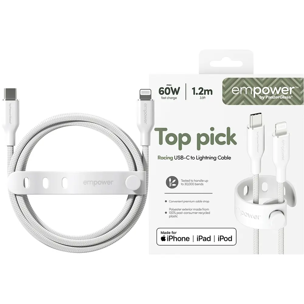 USB-C káble pre Apple ekosystém USB-C na Lightning.