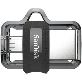Flashdisk - Sandisk Ultra Dual USB Drive m3.0 128 GB - 2