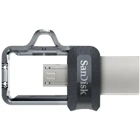 Flashdisk - Sandisk Ultra Dual USB Drive m3.0 128 GB - 3