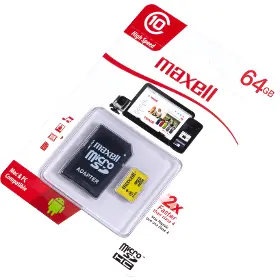 Paměťová karta - Maxell MicroSDXC 64GB CL10 - 2