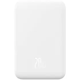 Powerbanka - Baseus Magnetic Mini 5000mAh, 20W bílá - 2
