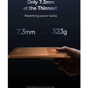 Powerbanka - Baseus Blade2 12000mAh, 65W oranžová - 6