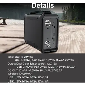 Powerbanka - Viking VIDAR III outdoorová powerbanka 96000mAh - 11