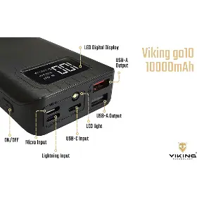Powerbanka - Viking Go 10 powerbanka 10000mAh - 13