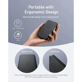 Powerbanka - Anker MagGo 10000mAh, 30W černá - 3