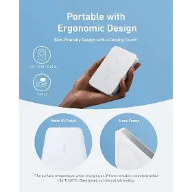 Powerbanka - Anker MagGo 10000mAh, 30W bílá - 3