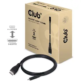 HDMI kabel - CLUB3D CAC-1351 Micro HDMI na HDMI 2.0 4K60Hz UHD (M/M), 1m - 3