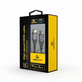 HDMI kabel - Gembird CCBP-HDMI-5M HDMI 2.0, opletený, blister, 5m - 3