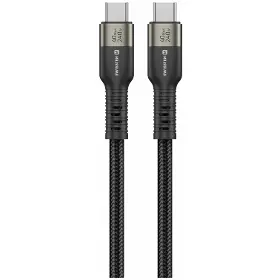 USB kábel - Swissten DATOVÝ VIDEO KABEL USB-C 4.0 Black - 1