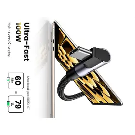 USB kábel - Swissten TEXTILNÍ DATOVÝ USB-C, 2M - 3