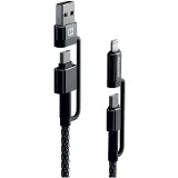 Swissten DATOVÝ KABEL KEVLAR 4in1