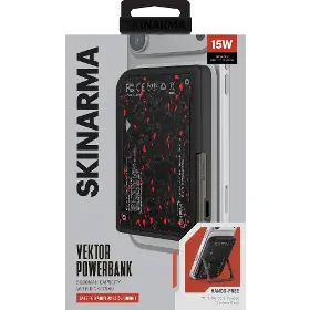 Powerbanka - Skinarma VEKTOR Black Red 5000 mAh - 7