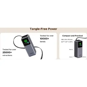Powerbanka - Ugreen 55987B 20000 mAh 165W - 16