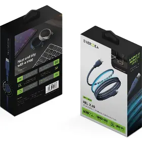 USB-C kabel - Energea ENERGEA Helix 60 1,5m Blue - 4