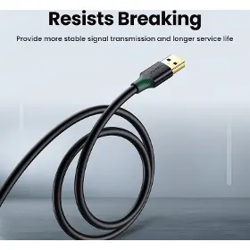 Prodlužovací kabel - Ugreen 30127 USB-A(F) to USB-A(M) 3m Black - 6