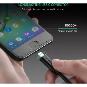 Prodlužovací kabel - Ugreen 40574 USB-C (M) - USB-C (F) 0,5m Black - 6