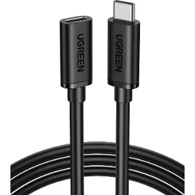 Prodlužovací kabel - Ugreen 40574 USB-C (M) - USB-C (F) 0,5m Black - 1