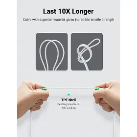 USB kabel pro tisk - Ugreen 40417 USB-C/USB-B 1,5m White - 4