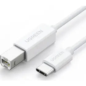 USB kabel pro tisk - Ugreen 40417 USB-C/USB-B 1,5m White - 1