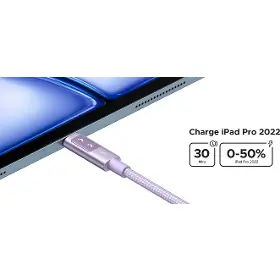 USB-C kabel - Ugreen 65092 USB-C/USB-C 1m Purple - 4