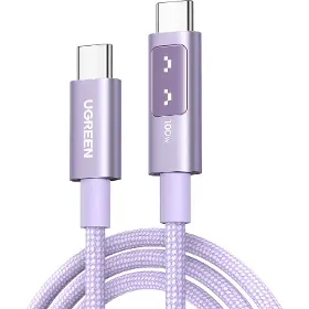 USB-C kabel - Ugreen 65216 USB-C/USB-C 2m Purple - 1