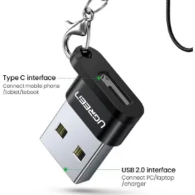 Adaptér - Ugreen 50568 USB A - USB C Mini - 2