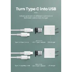 Adaptér - Ugreen 50568 USB A - USB C Mini - 9