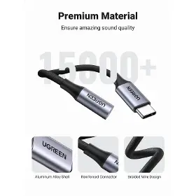 Redukce - Ugreen 80154 Reduction USB-C/3.5mm - 6