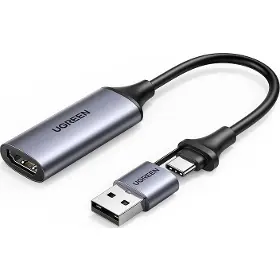 Redukce - Ugreen 40189 redukce z HDMI na USB-A/USB-C - 1