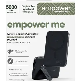 Power bank - PanzerGlass PowerBank 5000 mAh 20 W MagSafe Qi2/USB-C BLACK - 3