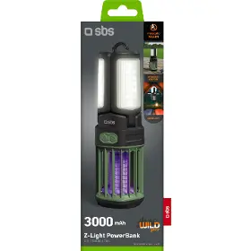 Power bank - SBS Mosquito Repellent Lamp & PowerBank WILD gear 3000 mAh BLACK - 2