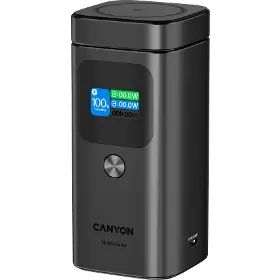Powerbanka - Canyon Qi2 magnetic power bank PB150DG OnPower 150 15000mAh Aluminium Dark grey - 2