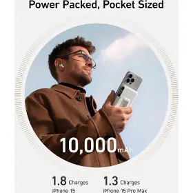 Powerbanka - Anker MagGo 10000mAh 27W White - 8