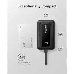 Powerbanka - Anker Zolo 10000mAh 30W USB-C Black - 4