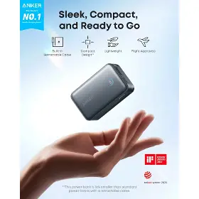 Powerbanka - Anker Nano 10000mAh 45W USB-C Black - 2