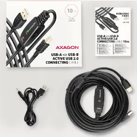 Predlžovací kábel - Axagon ADR-210B - 2