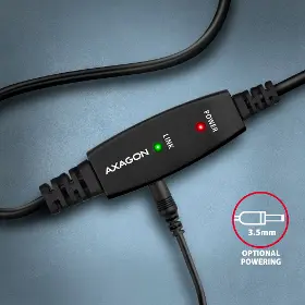 Predlžovací kábel - Axagon ADR-210B - 4