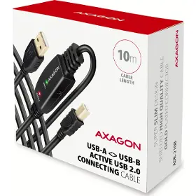 Predlžovací kábel - Axagon ADR-210B - 8