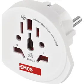 Cestovný adaptér - Emos P0055E - 2