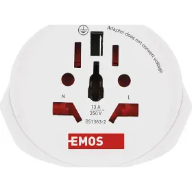 Cestovný adaptér - Emos P0055E - 1