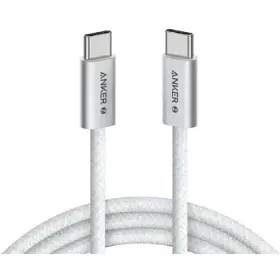 USB kábel - Anker Zolo USB-C/USB-C 1,8m bílý - 1