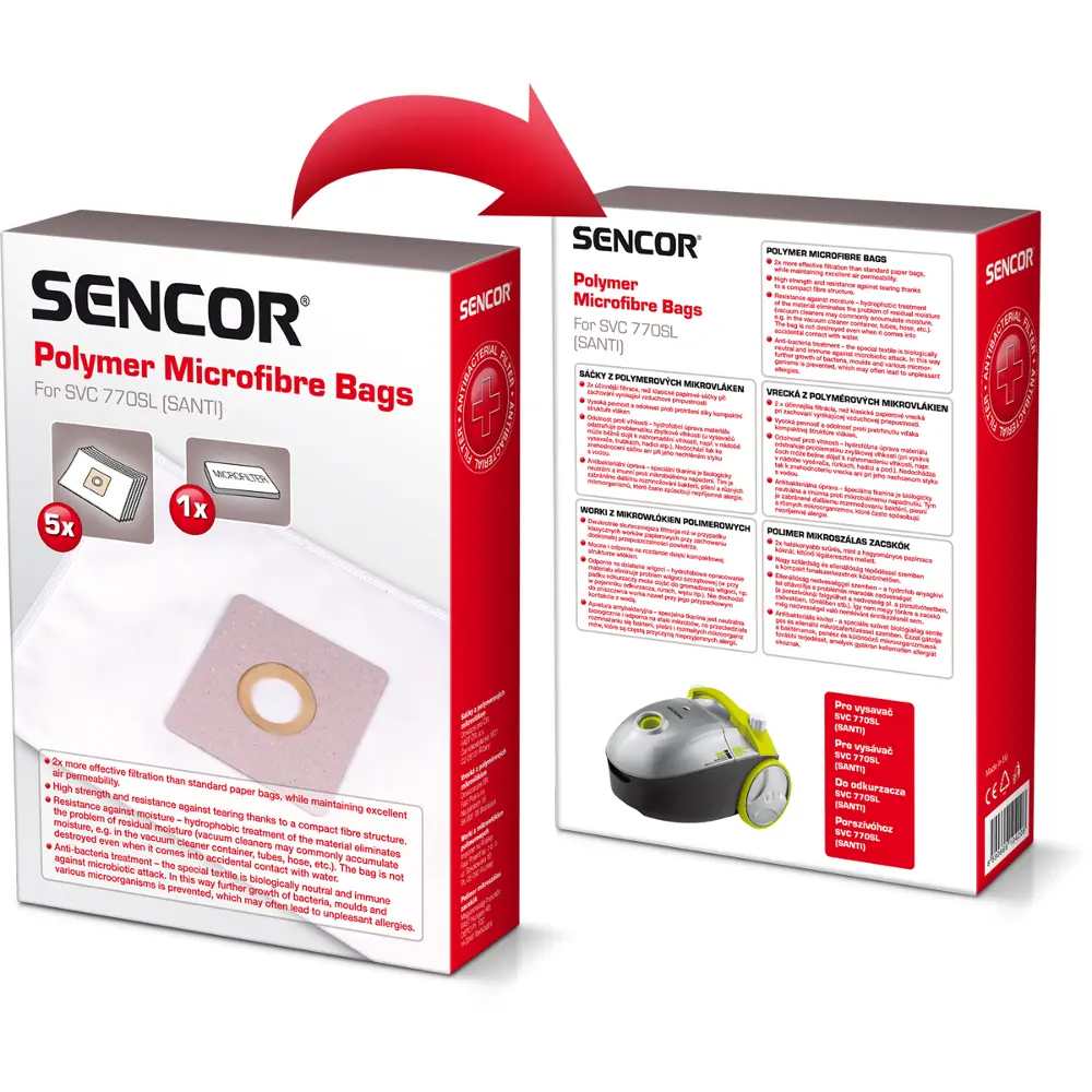 Sencor SVC 770SL Sáčky do vysavače – fotografie 1