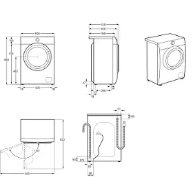 Spredu plnená práčka - Electrolux EW6SN1526WC - 3