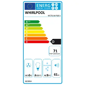 Odsávač pár - Whirlpool WCT3 64 FLB X - 4