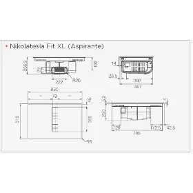 Varná doska - Elica NIKOLATESLA FIT XL BL/A/83 - 5