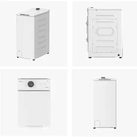 Vrchem plněná pračka - Midea MF100T70B/W-CZ - 6