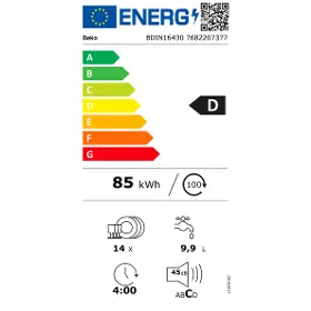 Vestavná myčka - Beko BDIN16430 + 500 Kč poukaz do Kauflandu za recenzi - 7