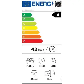 Spredu plnená práčka - LG FLR7A82WG - 6