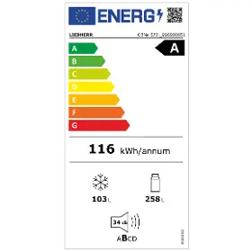Kombinovaná lednice - Liebherr CBNa 572i + Záruka 10 let po registraci  - 5
